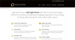 Desktop Screenshot of ledlightpanel.com